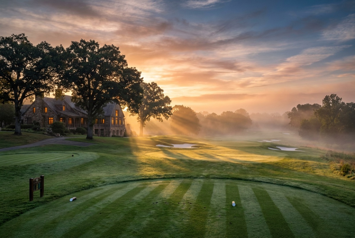 First tee at dawn